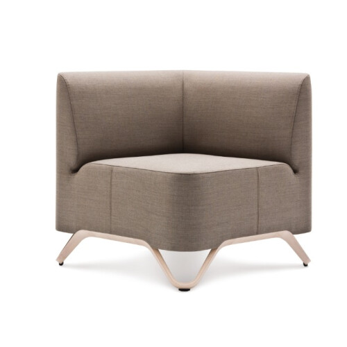 Rohové křeslo SOFTBOX 1C - buková kostra