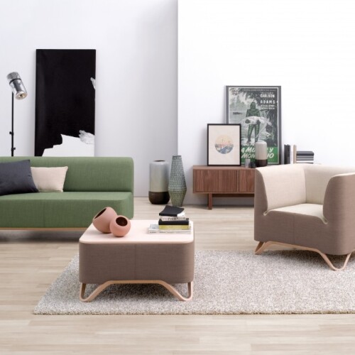 Sestava SOFTBOX s dřevěnou kostrou