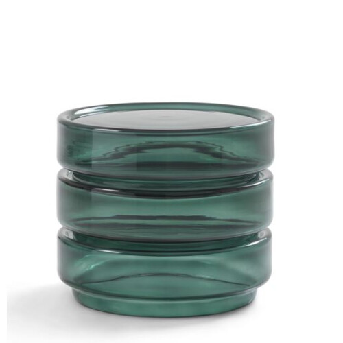 Skleněný konfereční stolek STACK