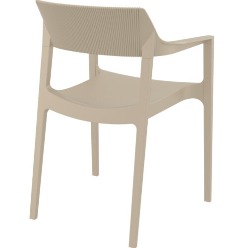 Plastová židle TULUM s područkami