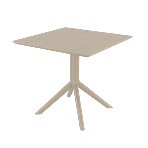 Venkovní plastový stůl PARIS TABLE 80 taupe