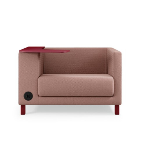 Křeslo s odkládacím stolkem Vancouver VL1,5 H