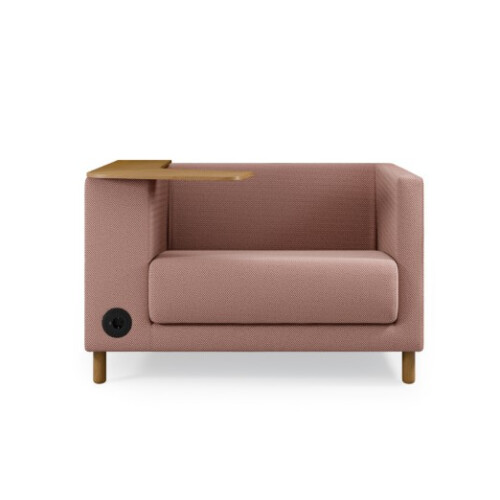 Křeslo s odkládacím stolkem Vancouver VL1,5 H