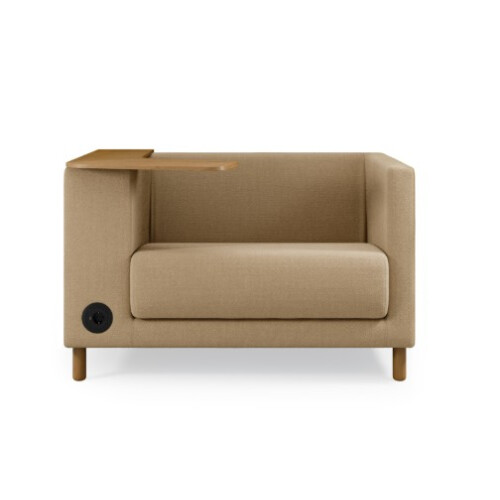 Křeslo s odkládacím stolkem Vancouver VL1,5 H