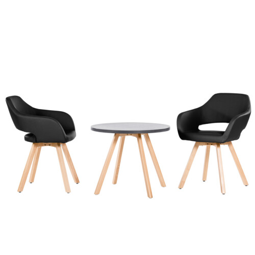 Konferenční stolek Wood a křesílka Belen Wood