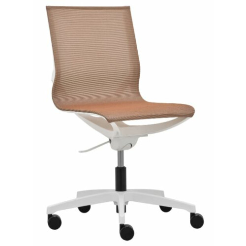 Kancelářská židle ZERO G plasty bílé bez područek