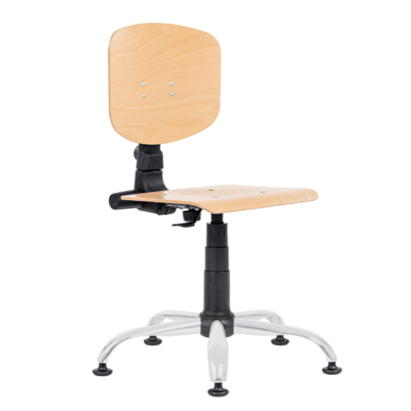 Dílenská židle 1290 L NOR s bukovou překližkou