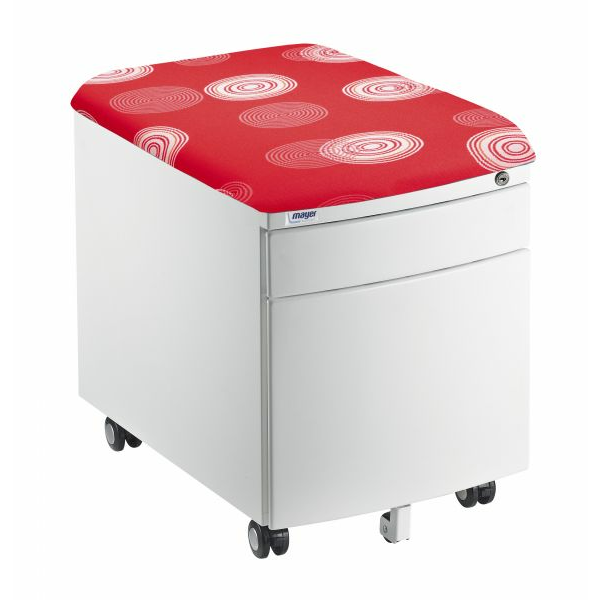 Pojízdný kontejner Profi 32W8 bílý