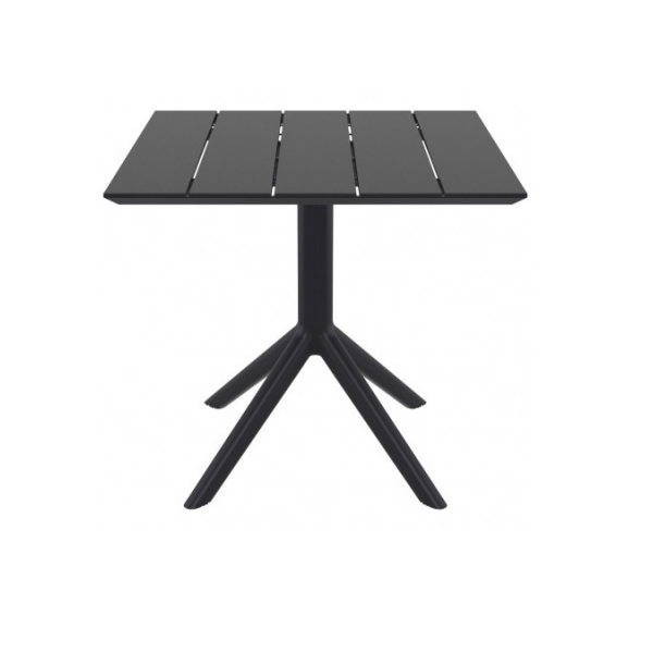 Venkovní plastový stůl PARIS TABLE 80 black