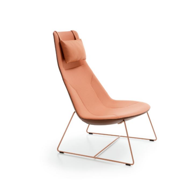 Čalouněné křeslo CHIC LOUNGE A10V3 s polštářkem CHIC LOUNGE CU