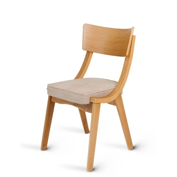 Dřevěná čalouněná židle DIRAN