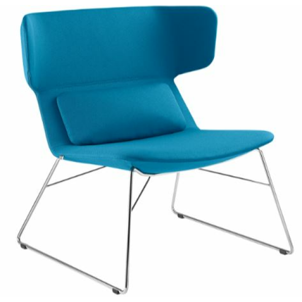 Konferenční křeslo Flexi Lounge FL-L-Q podnož chrom