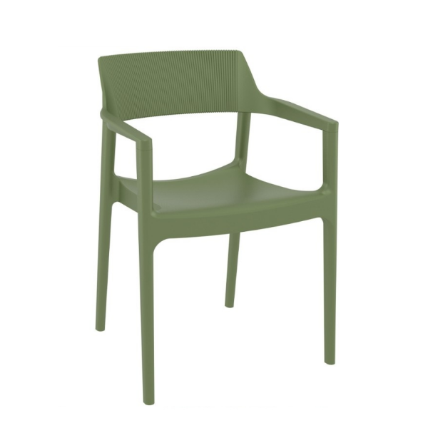 Plastová židle TULUM s područkami