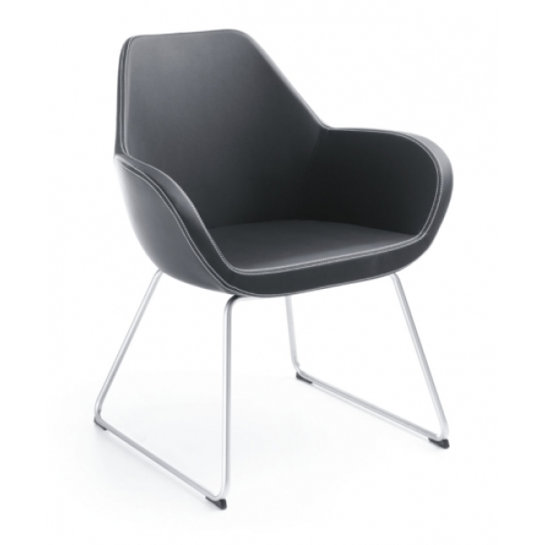 Kožené křeslo FAN 10 V