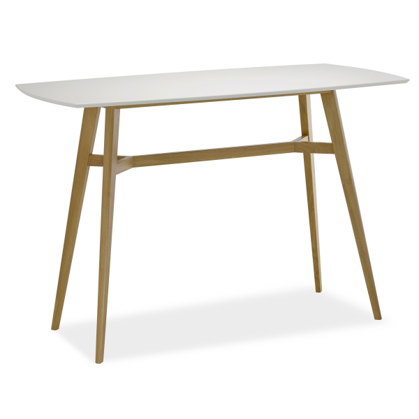 Dřevěný barový stůl WITTY WT 5465 bílá