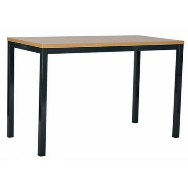 Stůl ISTRA, nohy - antracit, deska - přírodní buk