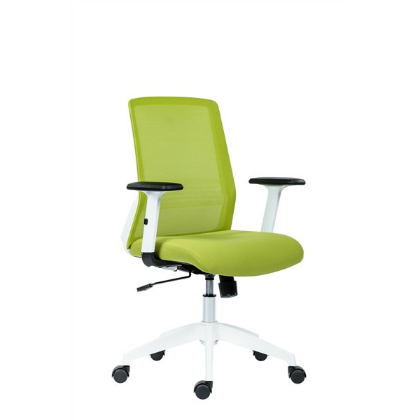 Kancelářská židle NOVELLO WHITE-GREEN