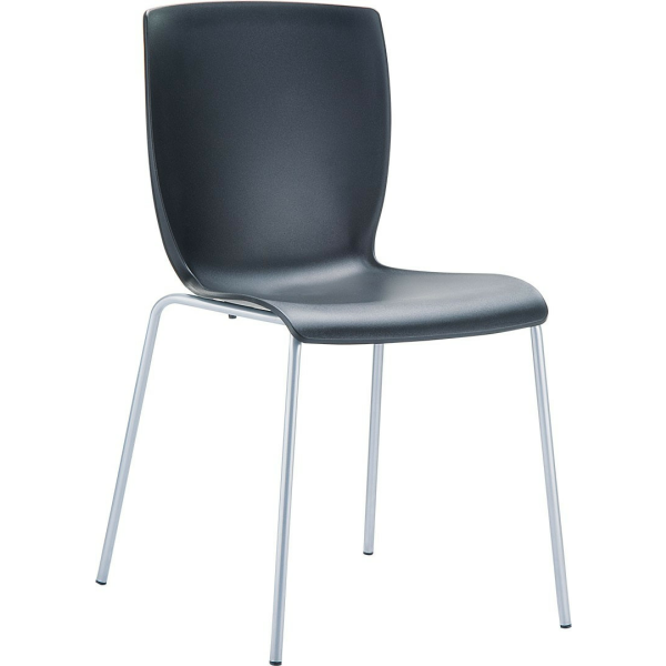 Plastová židle MIO černá