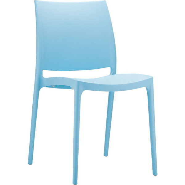 Plastová židle MAYA světle modrá