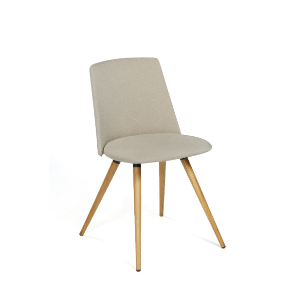 Čalouněná židle 361-D s dřevěnou podnoží