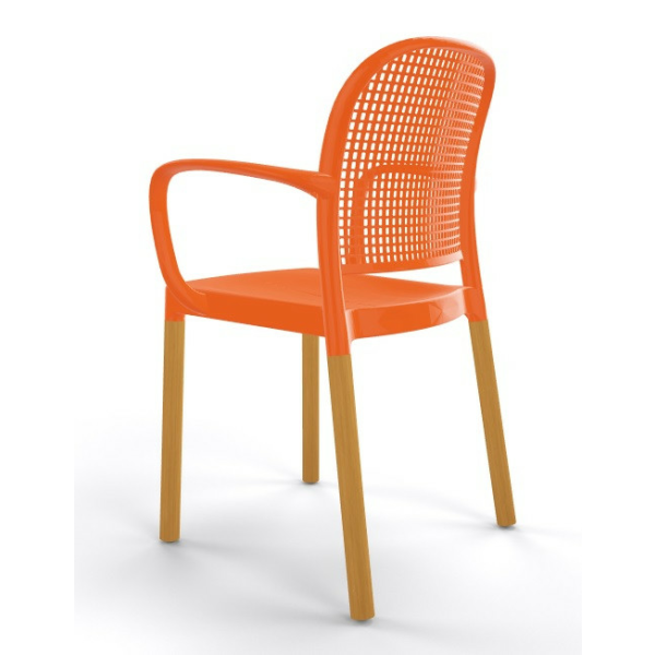 Plastová židle PANAMA BL armrest
