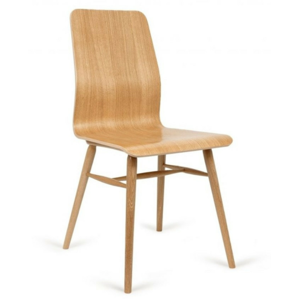 Jídelní dřevěná židle X-chair