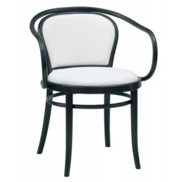 Dřevěné křeslo s područkami