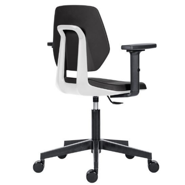 Pracovní židle 1262 Alloy PU šedý plast