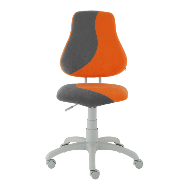 Rostoucí židle FUXO S-line oranžovo-šedá