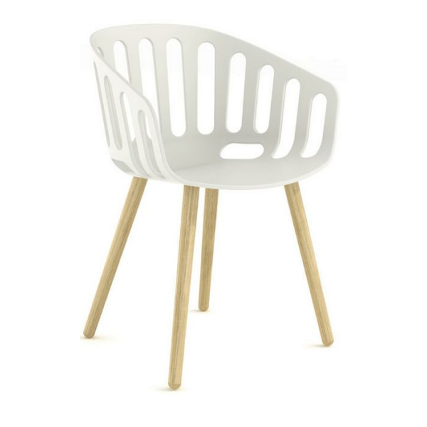 Plastová židle BASKET CHAIR BL