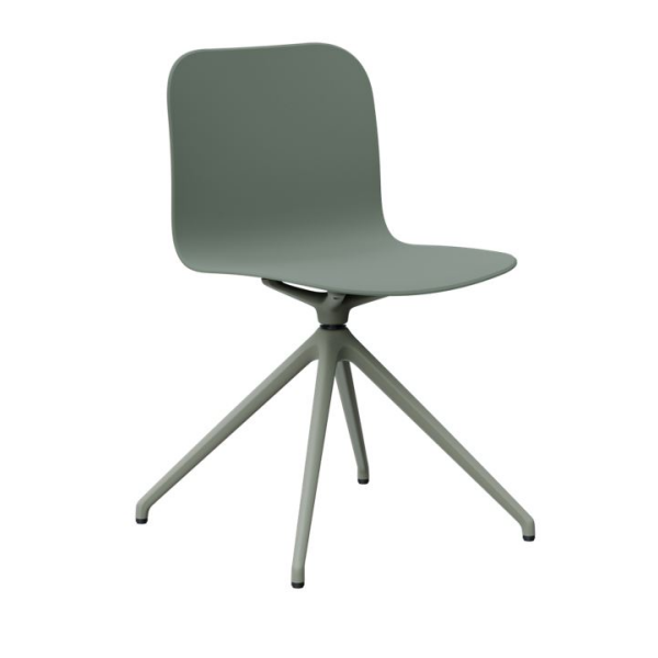 Plastová židle LAMBDA - čtyřpaprsková podnož