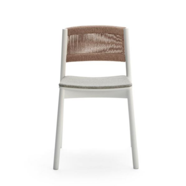 Dřevěná židle LOAD 850 s čalouněným sedákem