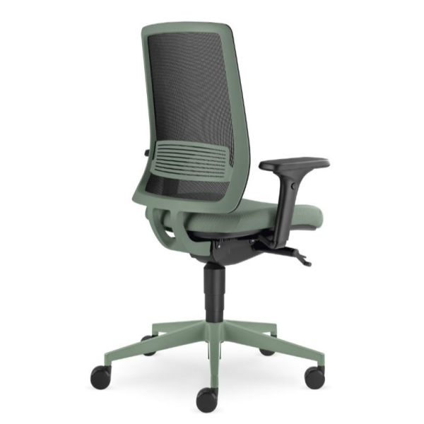 Kancelářská židle LYRA Air 215-GREEN - zelený kříž