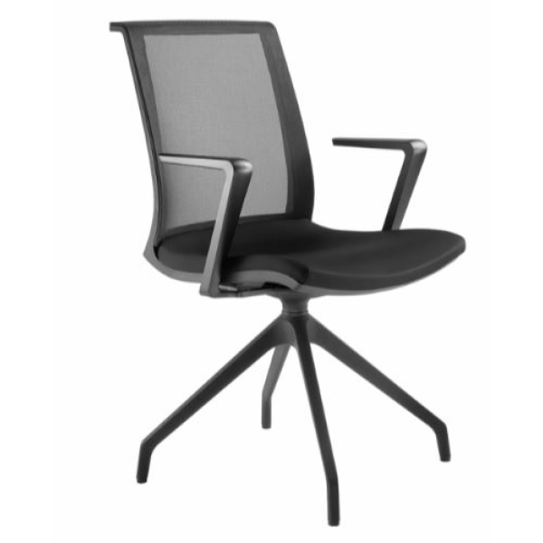 Konferenční židle LYRA NET 203,F90-BL černá