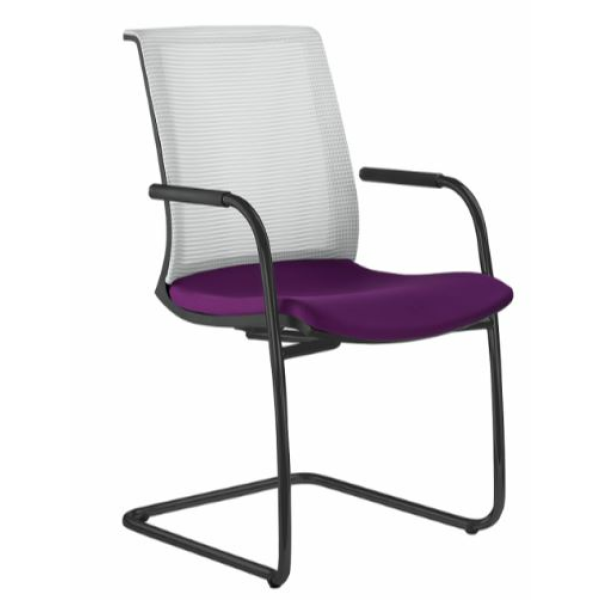 Konferenční židle LYRA NET 203-Z-N1, kostra černá