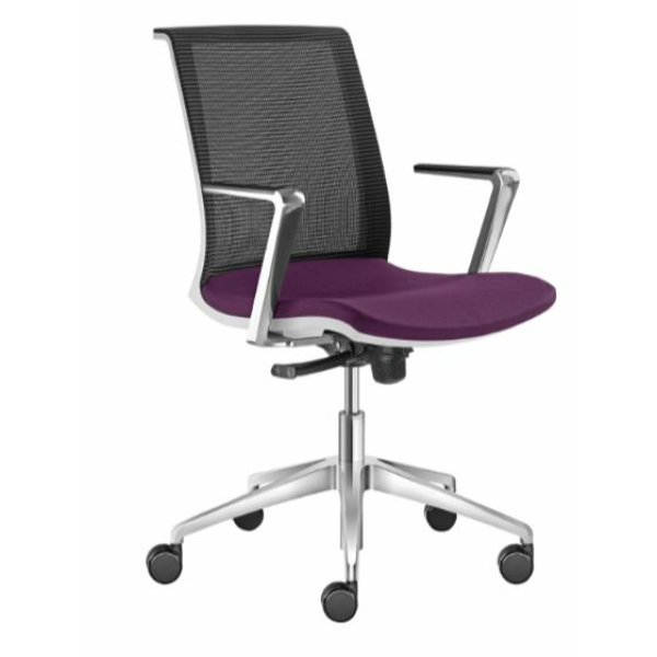 kancelářská židle Lyra Net 213-F80-N6 rám bílý