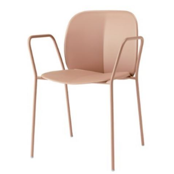 Plastová židle MENTHA s područkami