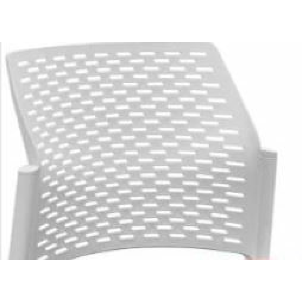 Jednací židle REWIND plastová bílá