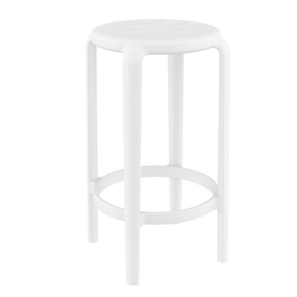 barová židle TOM 65 white