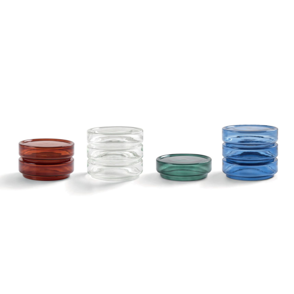 Skleněný konfereční stolek STACK