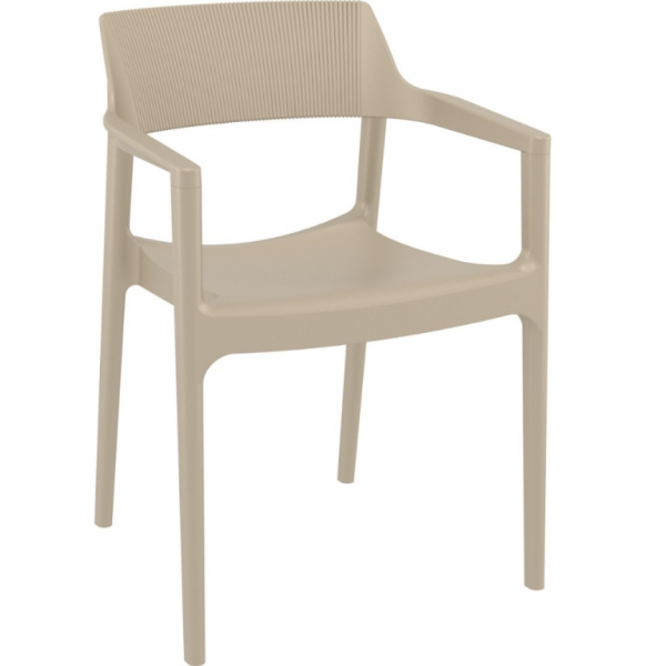 Plastová židle TULUM s područkami