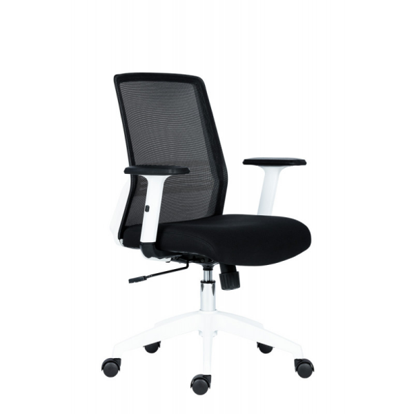Kancelářská židle NOVELLO WHITE-BLACK