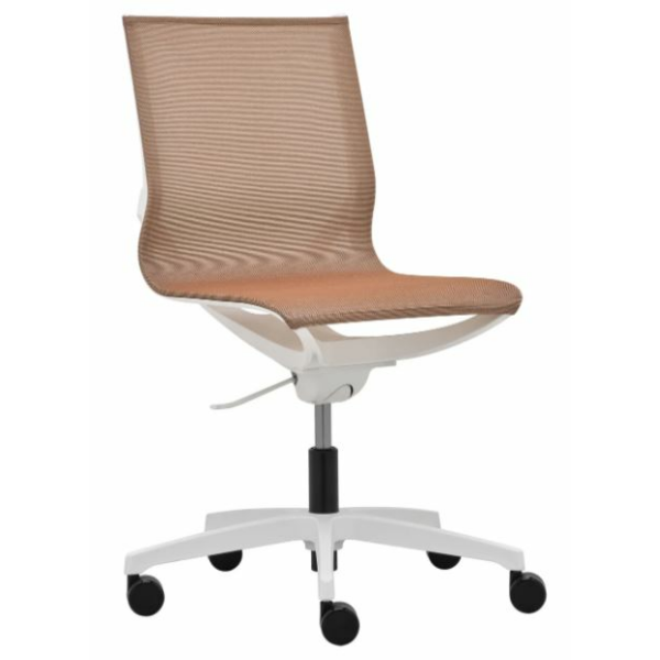 Kancelářská židle ZERO G plasty bílé bez područek