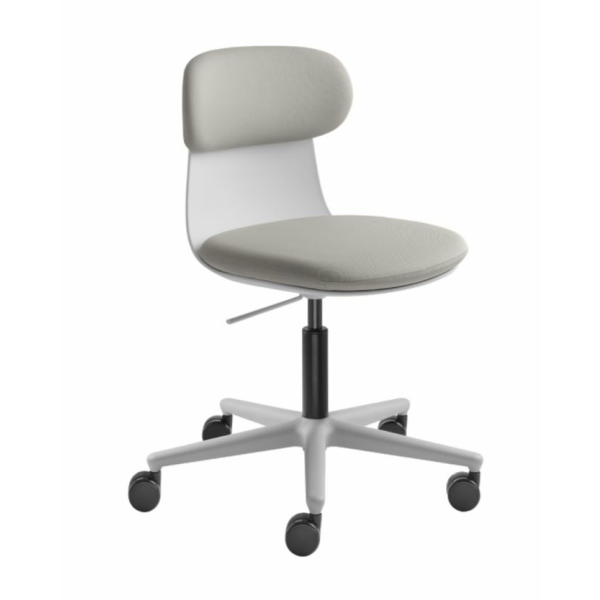 Otočná židle ZOE GR - plasty šedé