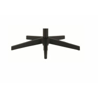 černý plastový kříž LOOP 640 mm